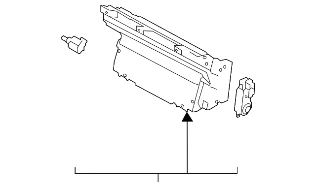 Radiator Shutter Assembly - Kia (86980-CV000)