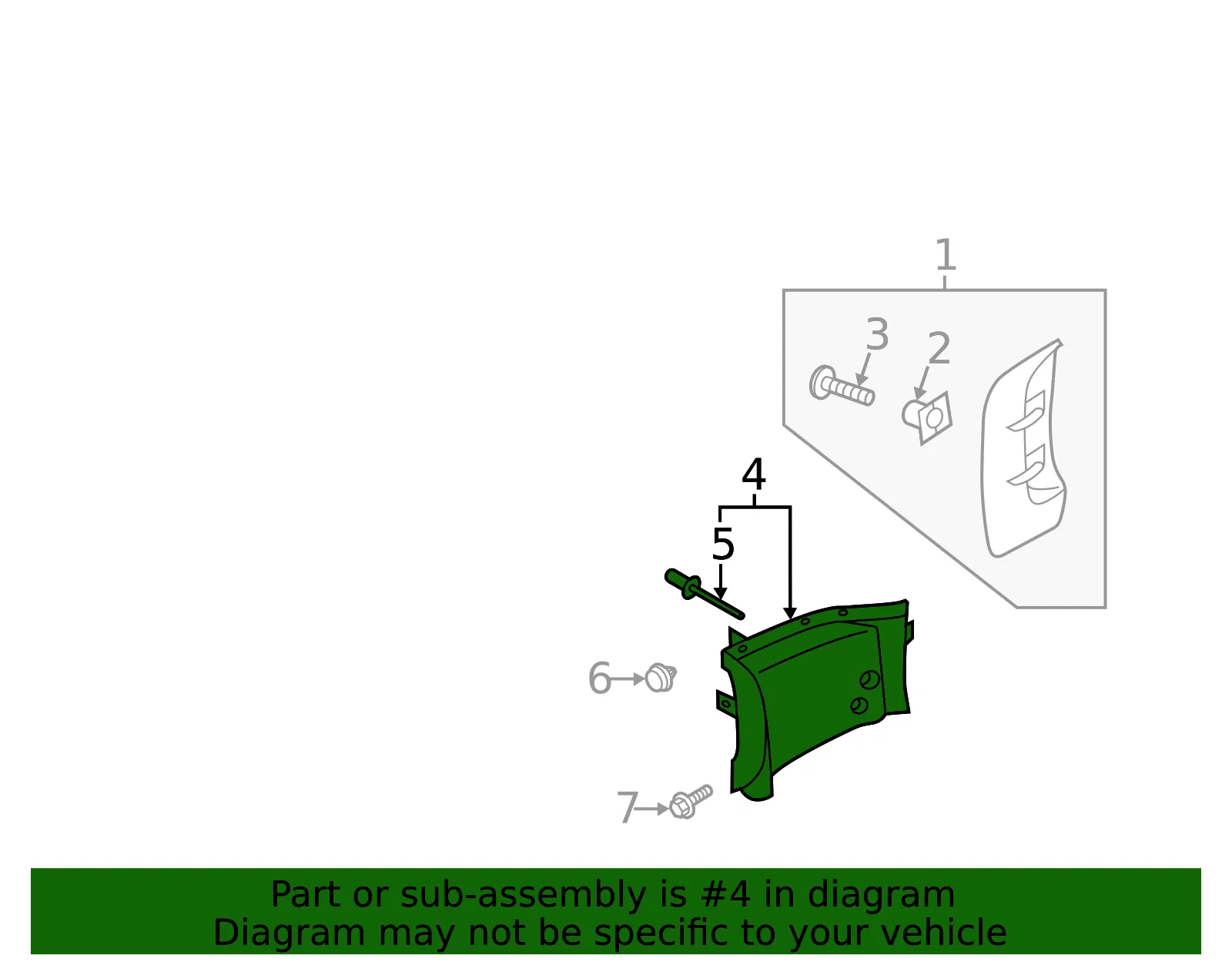 Air Duct - Passenger Side (RH) - Kia (87762-J5000) - view 2