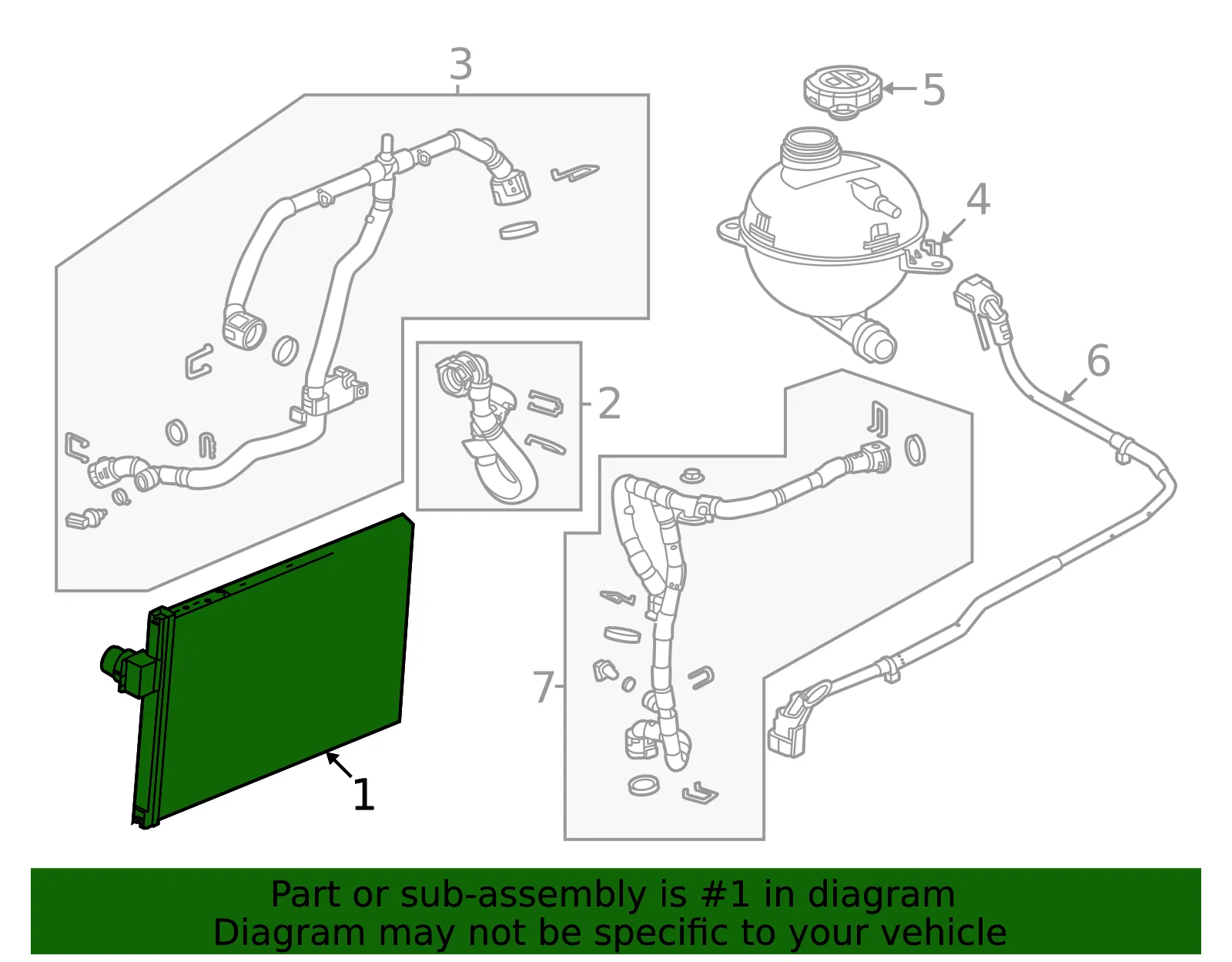 Radiator - GM (87821986) - view 3