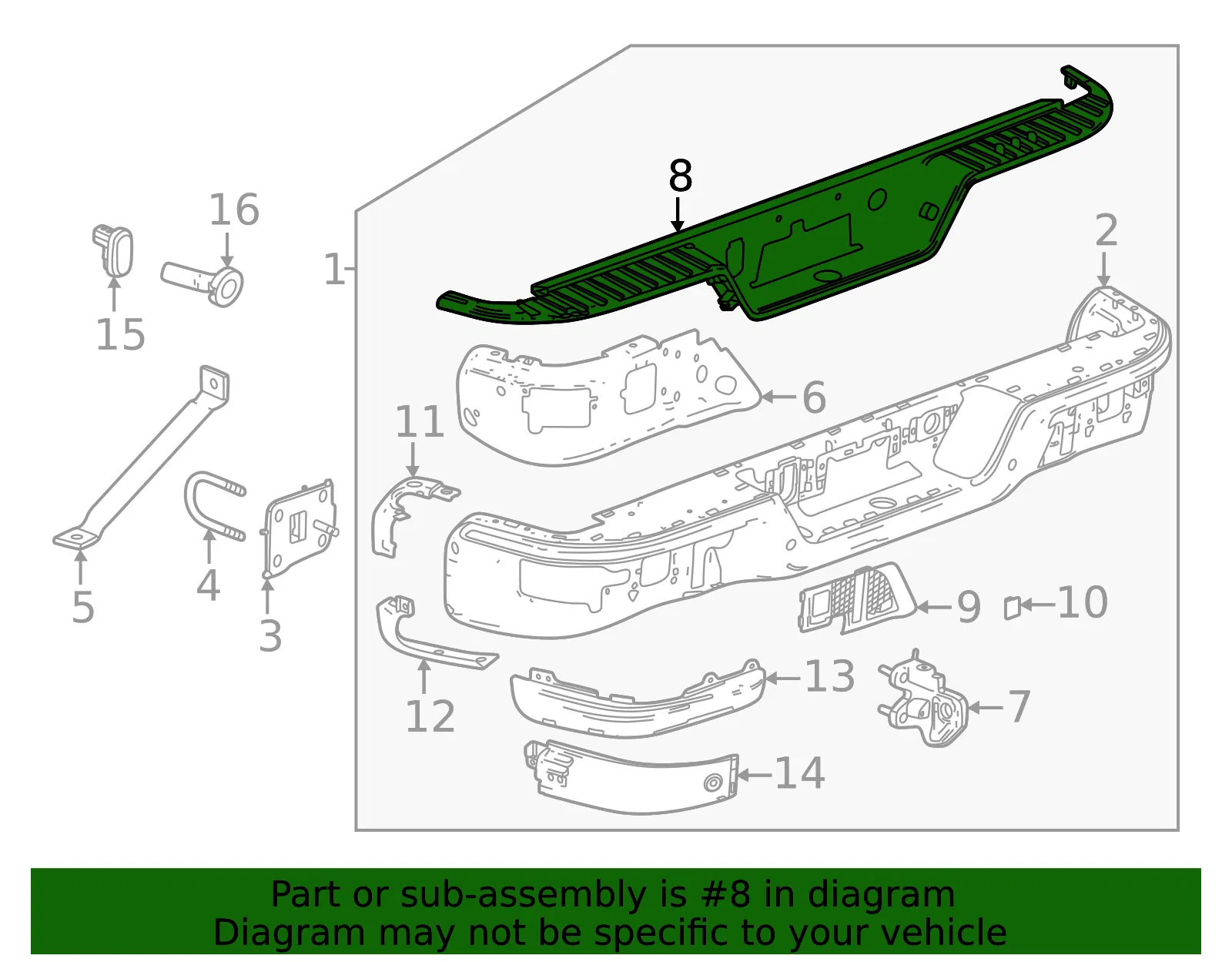 Step Pad - GM (87843032) - view 3