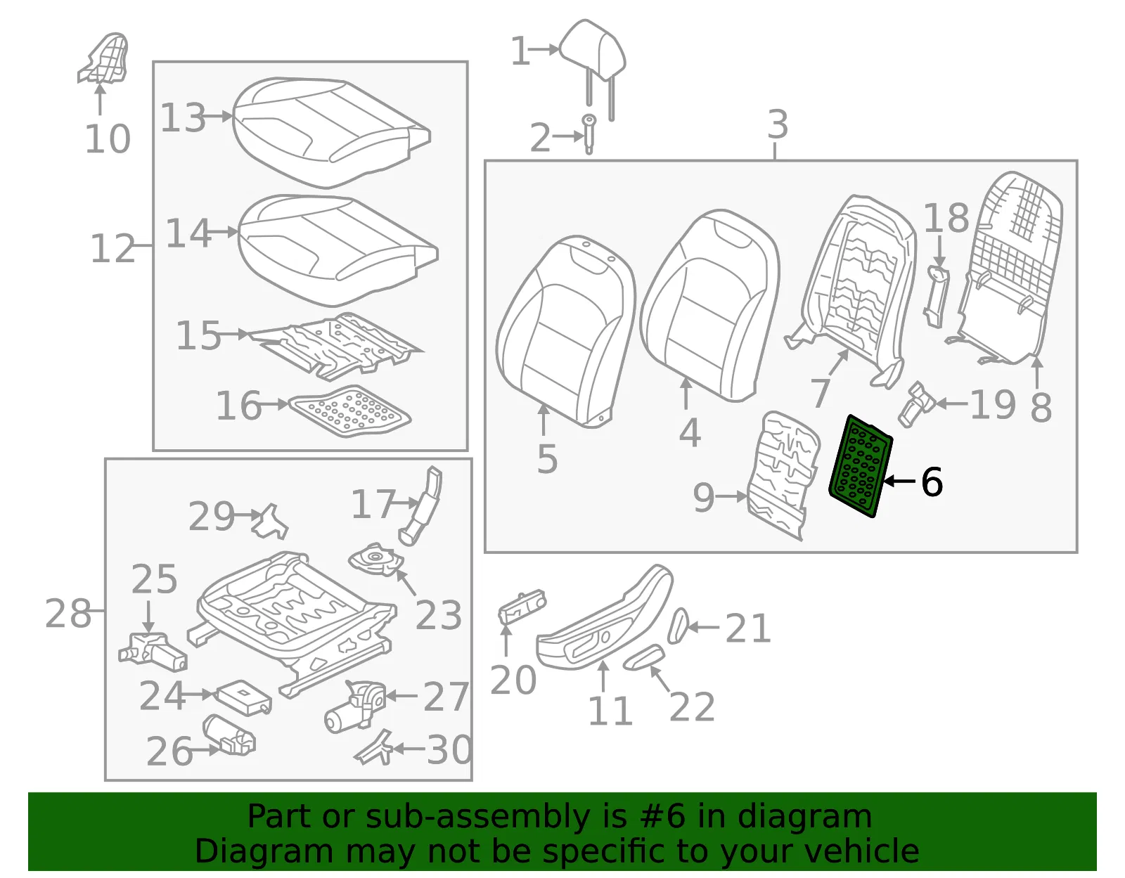 Air Vent - Passenger Side (RH) - Kia (88395-F2200) - view 2