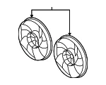 Engine Cooling Fan Blade - Driver's Side (LH) - GM (88956882) - view 3