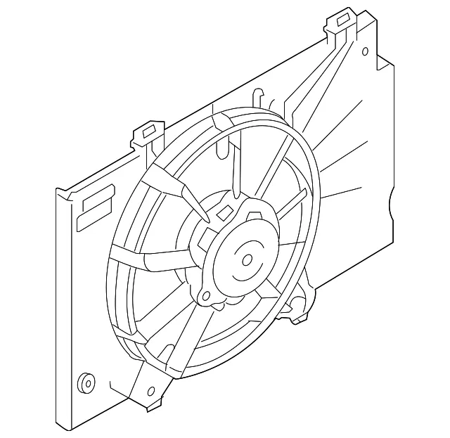 Engine Cooling Fan Assembly - Ford (C1BZ-8C607-WF) - view 7