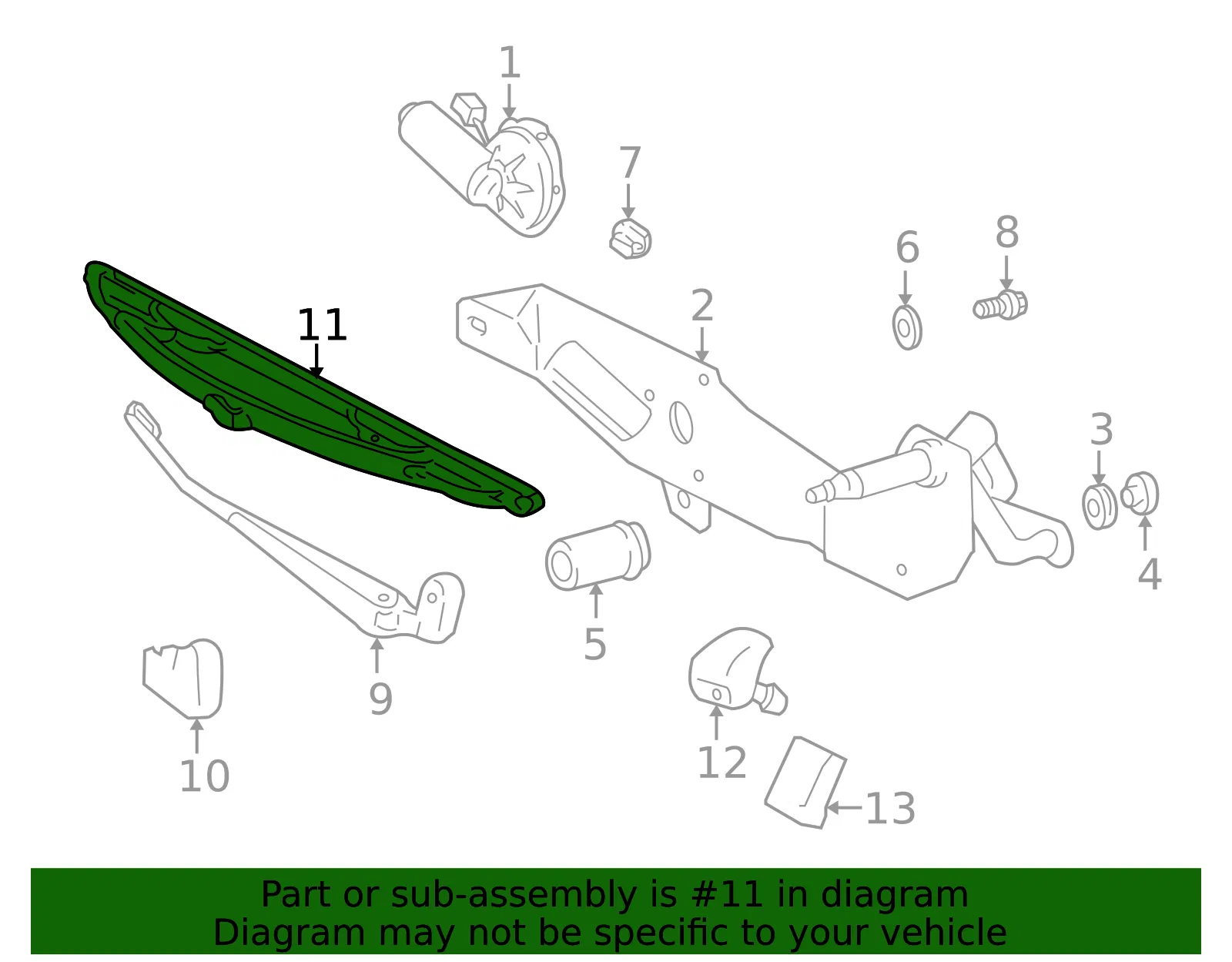 Wiper Blade - Volvo (9139571) - view 3