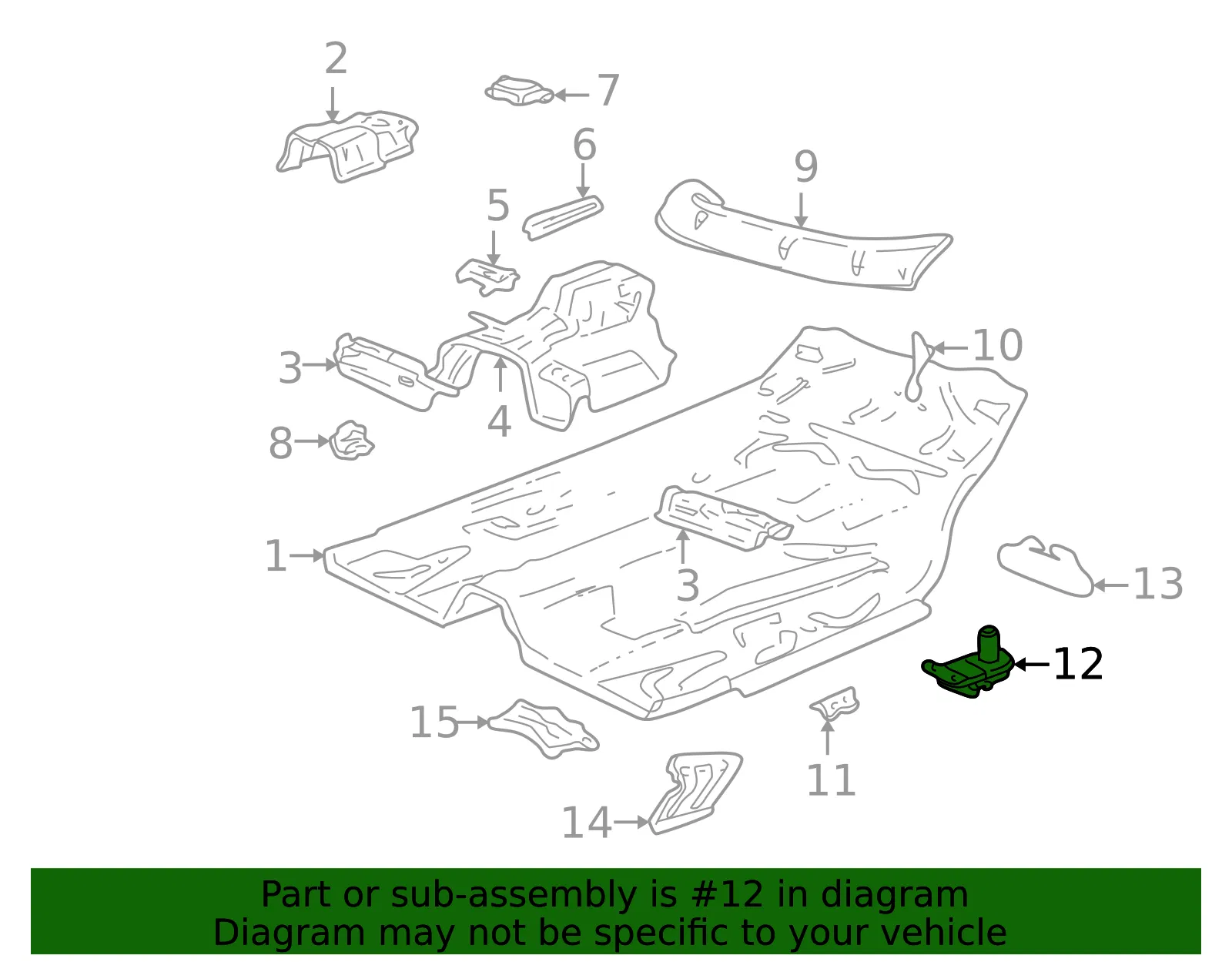 Jack Pad - Driver's Side (LH) - Volvo (9175805) - view 2