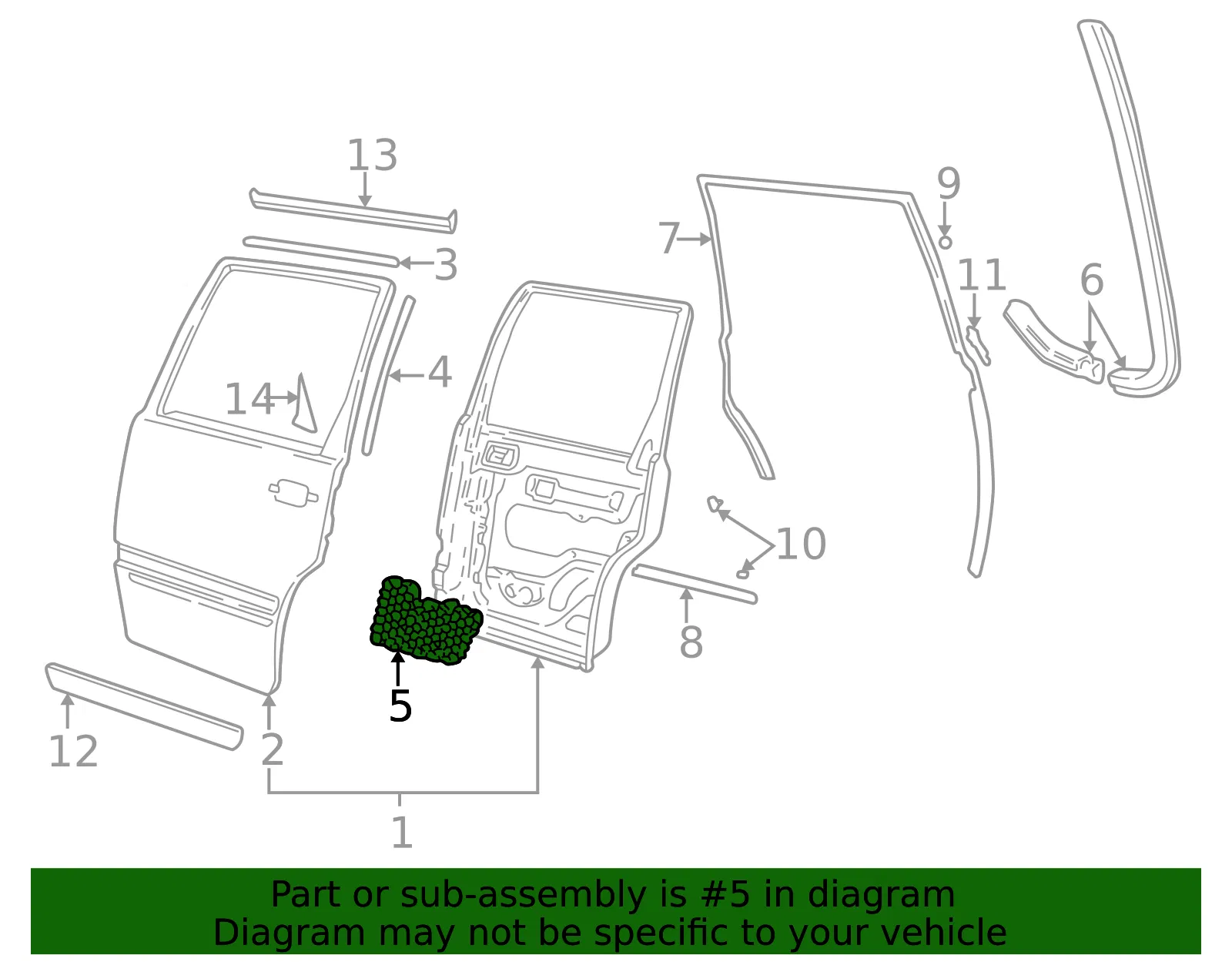Impact Pad - Passenger Side (RH) - Volvo (9203500) - view 2