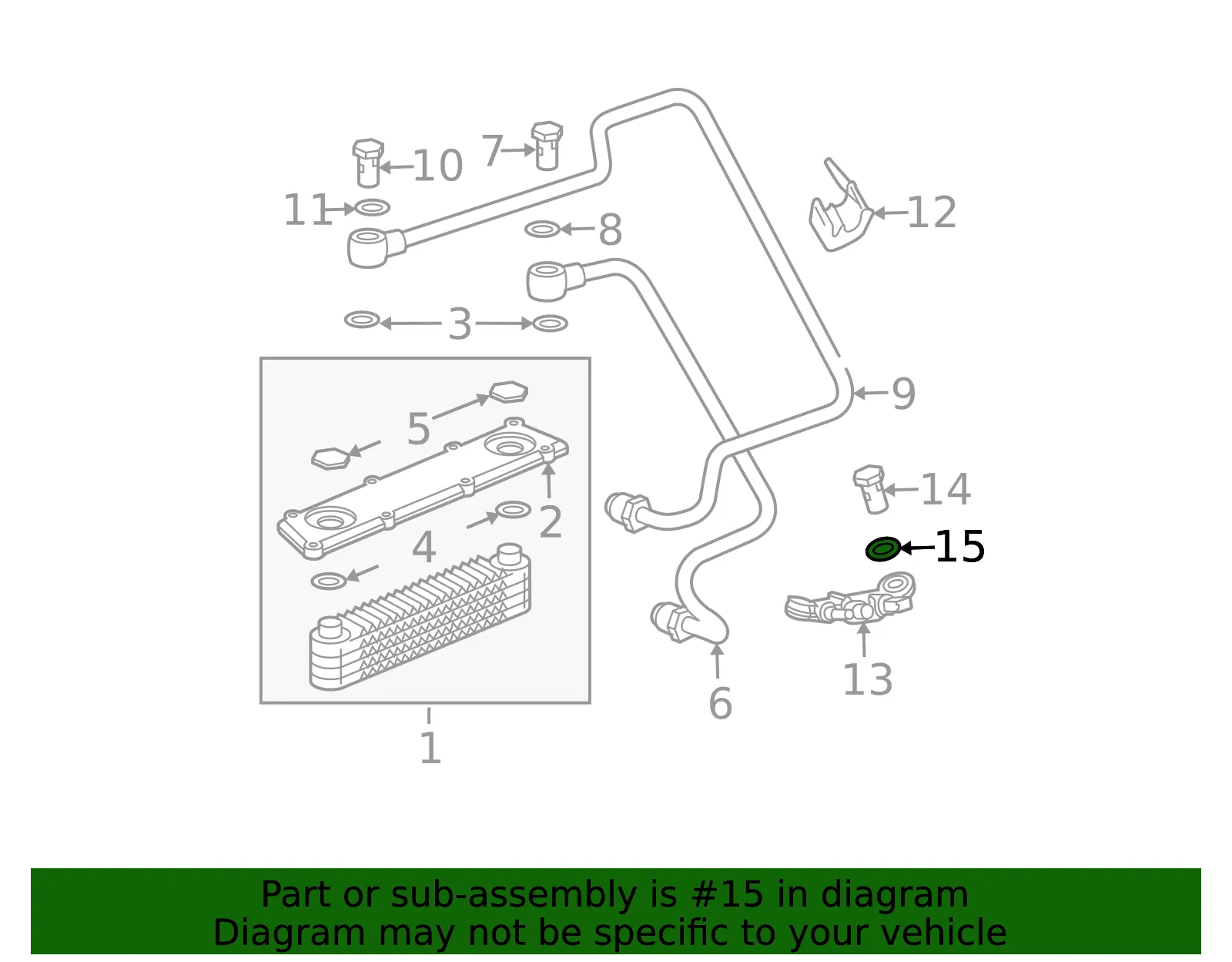 Heater Hose Adapter Kit with Seals and Bolts - GM (93177190) - view 3