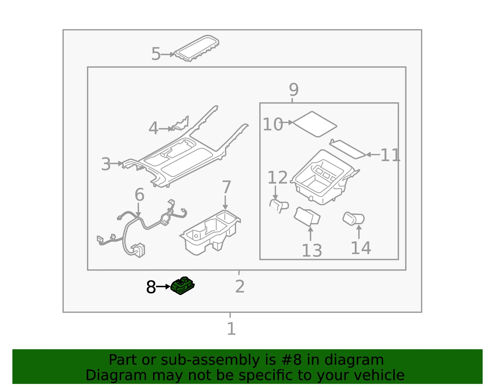 Prk Brake Switch - Kia (93300-S9020) - view 2