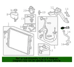 Thermostat Bypass Pipe Seal - GM (94011602) - view 7
