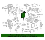 Air Conditioning Evaporator Core - GM (94508200) - view 6