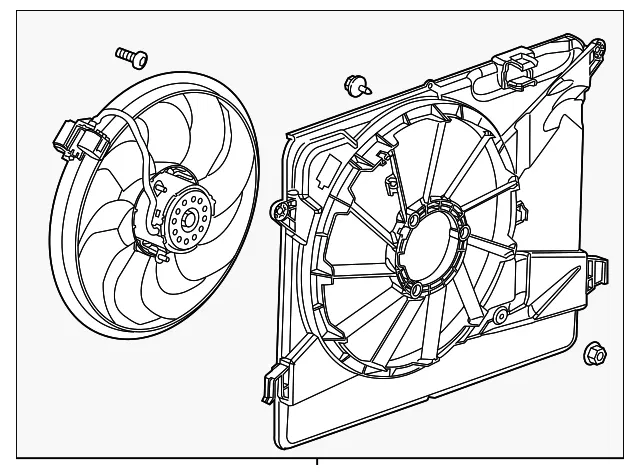 Engine Cooling Fan - GM (95026336)