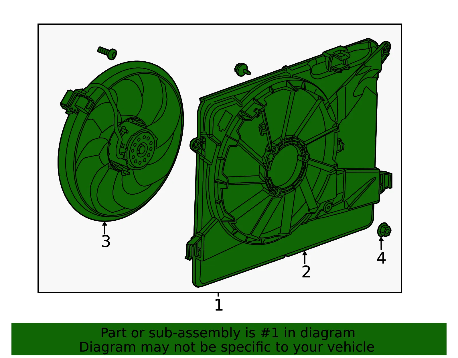 Engine Cooling Fan - GM (42806371) - view 6