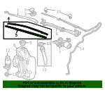 Wiper Blade - Passenger Side (RH) - GM (95161606) - view 5