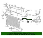 Radiator Surge Tank Outlet Hose - GM (95275151) - view 8