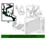 Air Conditioning Evaporator Hose - GM (95299470) - view 9