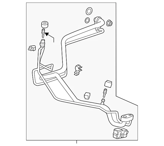 Air Conditioning Evaporator Hose - GM (95352965) - view 6