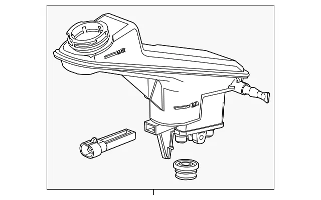 Brake Master Cylinder Reservoir - GM (95379884) - view 4