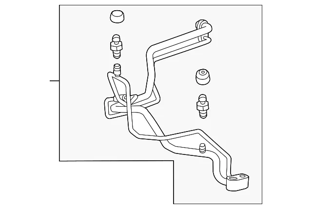 Air Conditioning Evaporator Hose - GM (95933266) - view 7