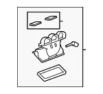 Auxiliary Air Conditioning Air Outlet Duct - GM (96800880) - view 5