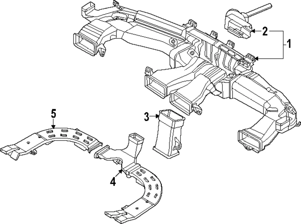 Floor Duct - Kia (97360-DO000)