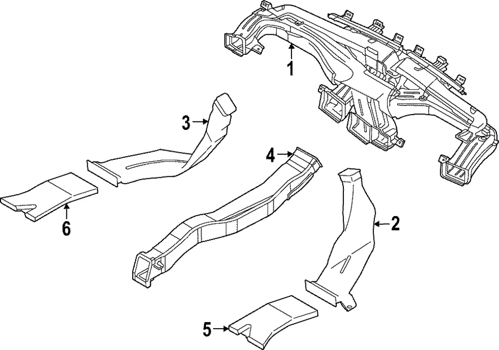 Duct Assembly - Kia (97470-DW000)