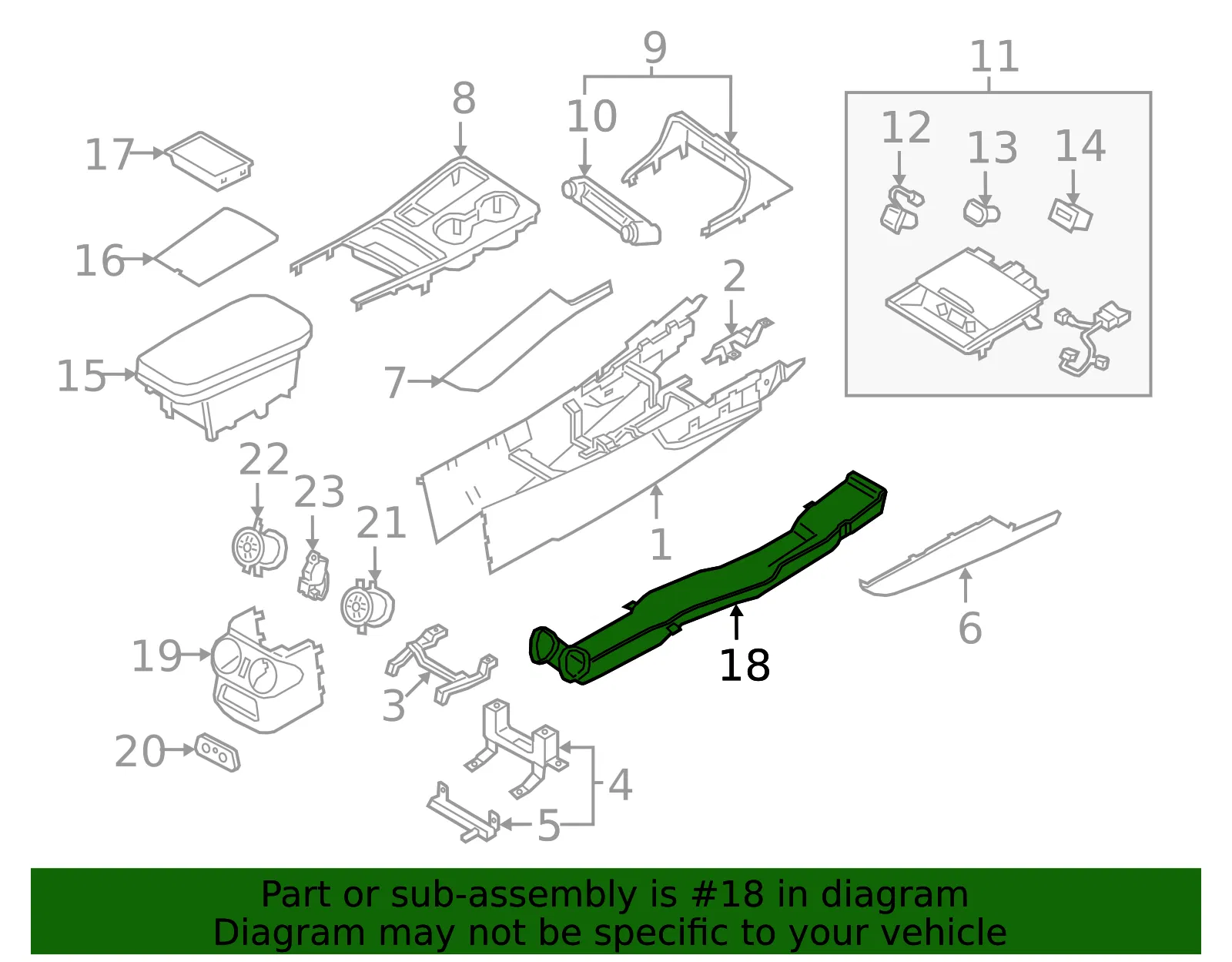 Air Duct - Kia (97020-J5000) - view 2
