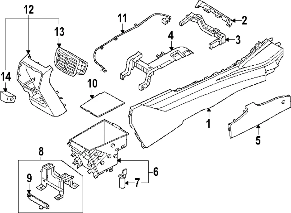 Air Vent - Kia (97040-L2AA0SA1)