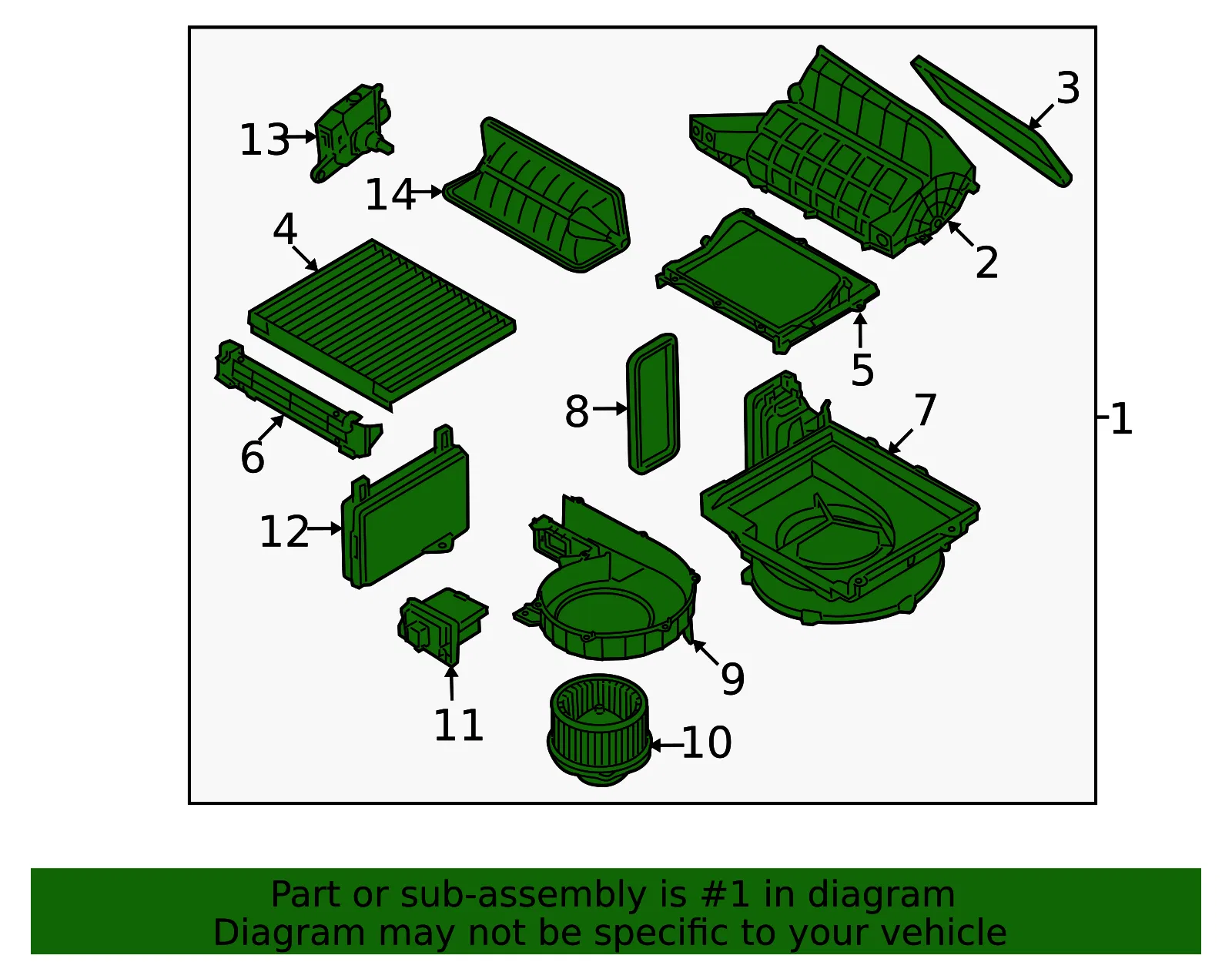 Blower Assembly - Kia (97100-3T500) - view 2