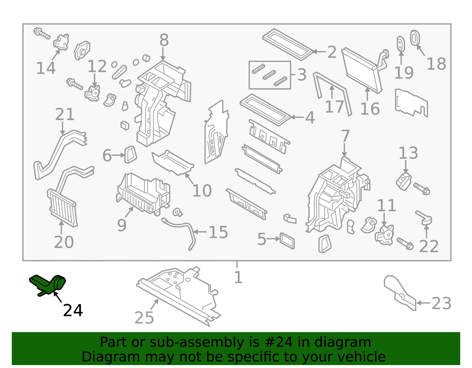 Floor Duct - Driver's Side (LH) - Kia (97111-3R000) - view 2