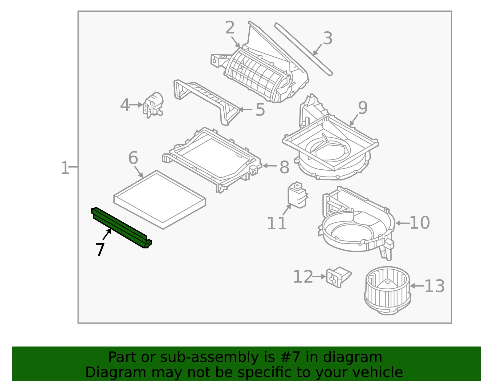 Filter Cover - Kia (97129-C1000) - view 2