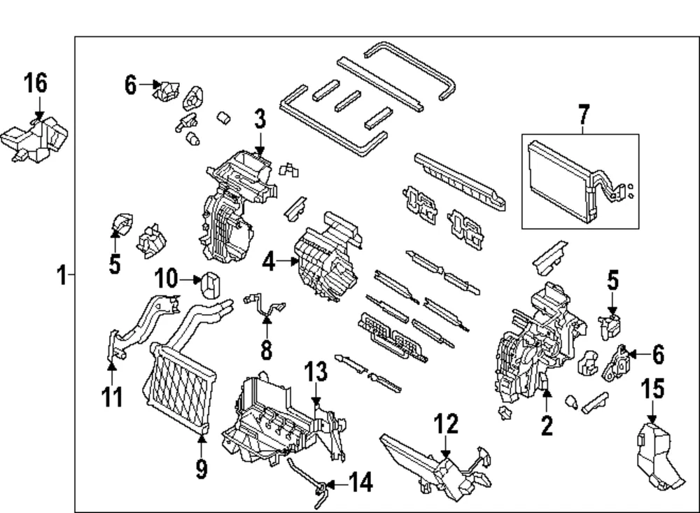Floor Duct - Kia (97279-DO000)