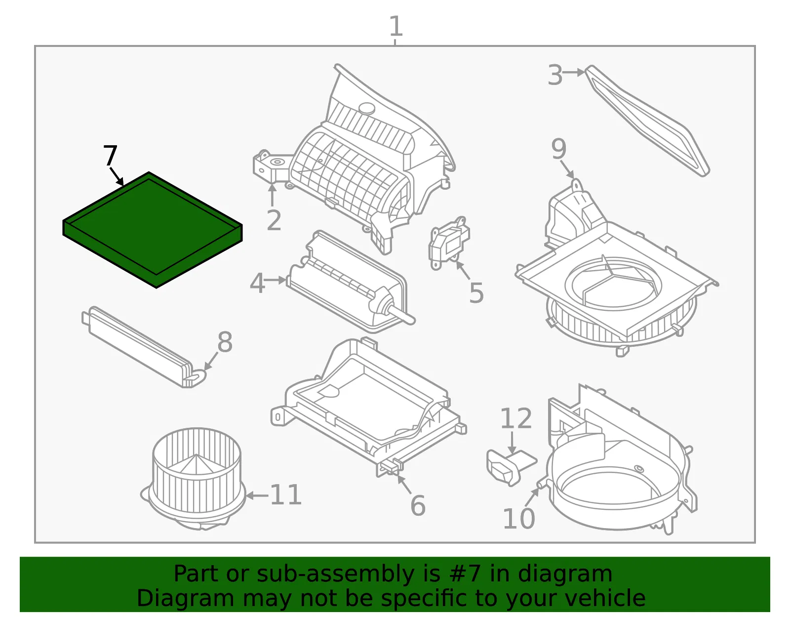 Cabin Air Filter - Kia (97133-D3200) - view 3