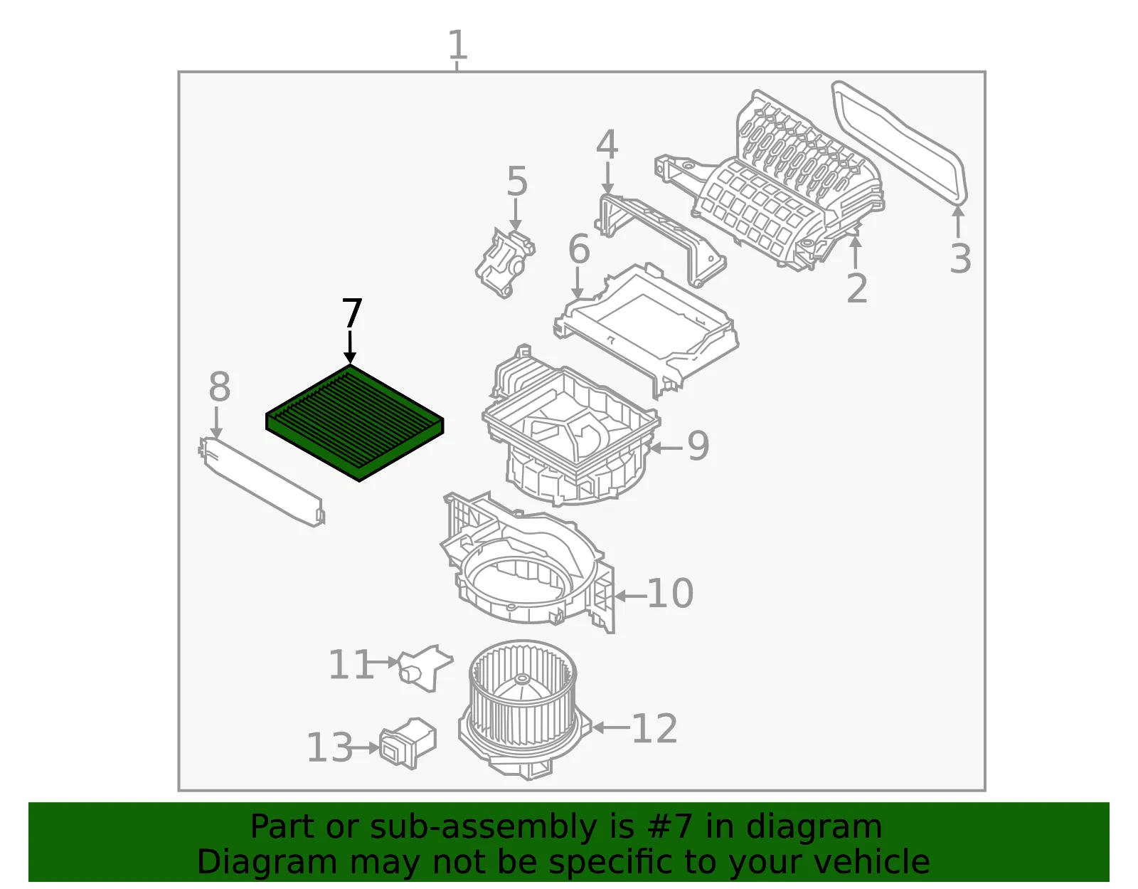 Cabin Air Filter - Kia (97133-J9000) - view 2
