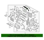 AC & Heater Assembly Upper Seal - Kia (97165-C6000) - view 4