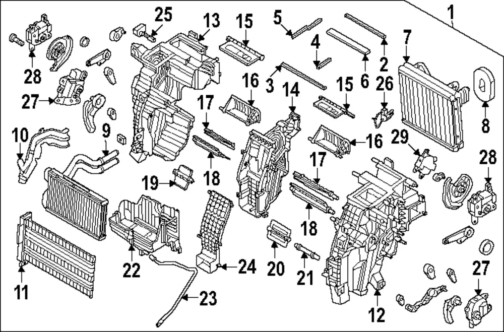 Heater Core - Kia (97191-AO001)
