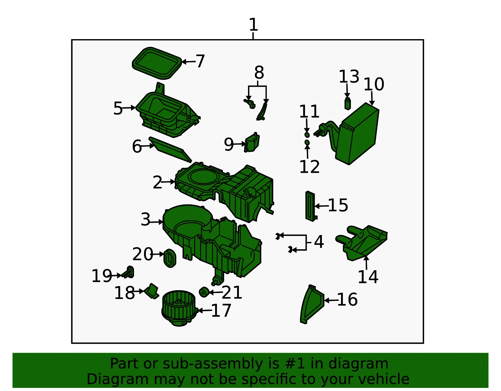 Heater Assembly - Kia (97200-FD300) - view 2