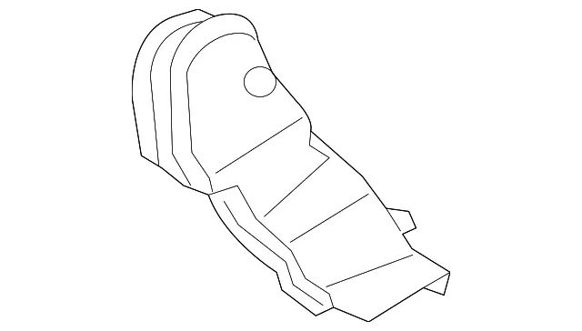 Duct - Passenger Side (RH) - Kia (97282-1W000)