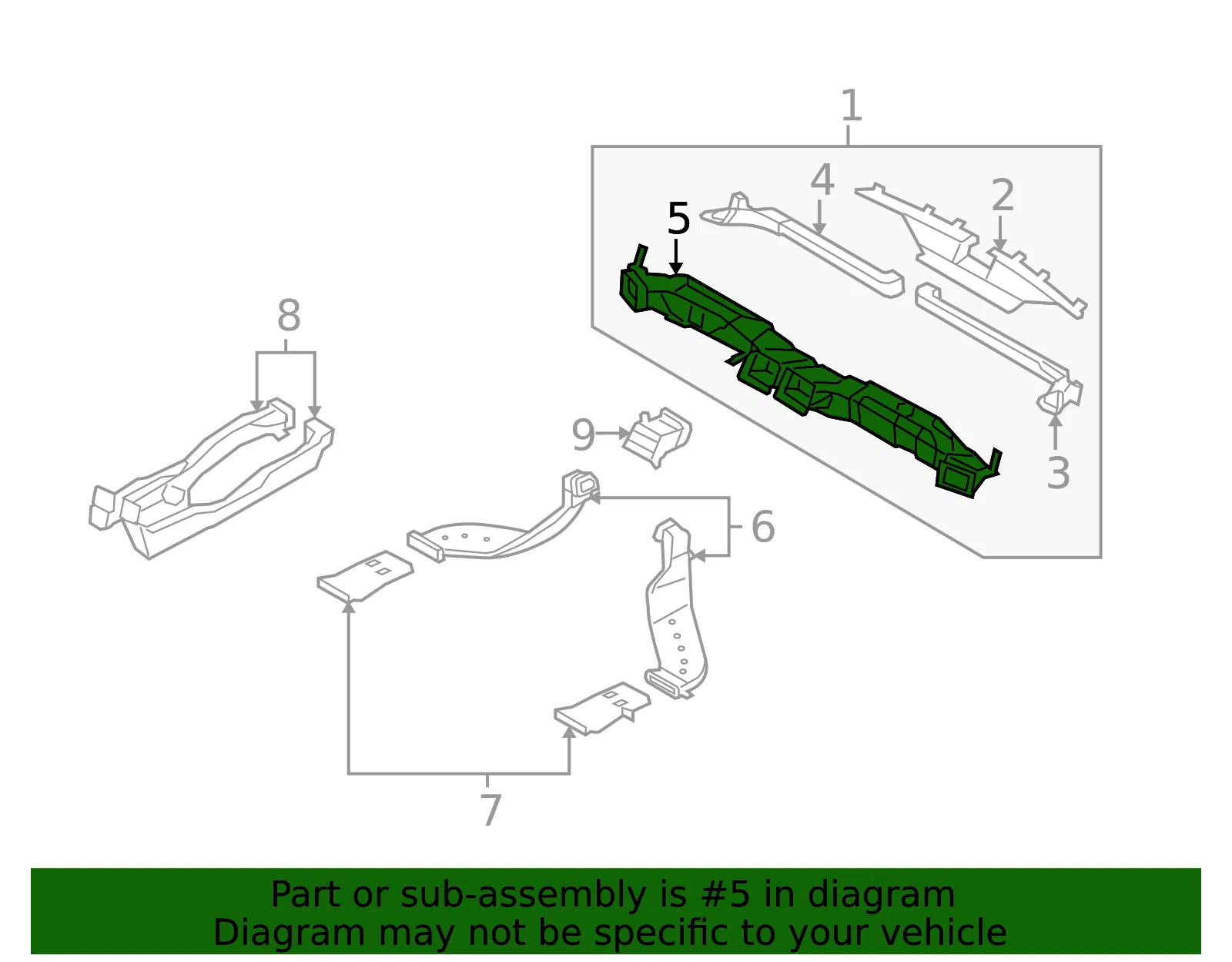 Duct Assembly - Kia (97350-2J000) - view 2