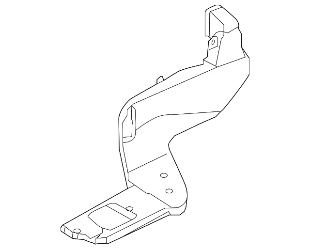 Rear Duct - Passenger Side (RH) - Kia (97370-D4000)