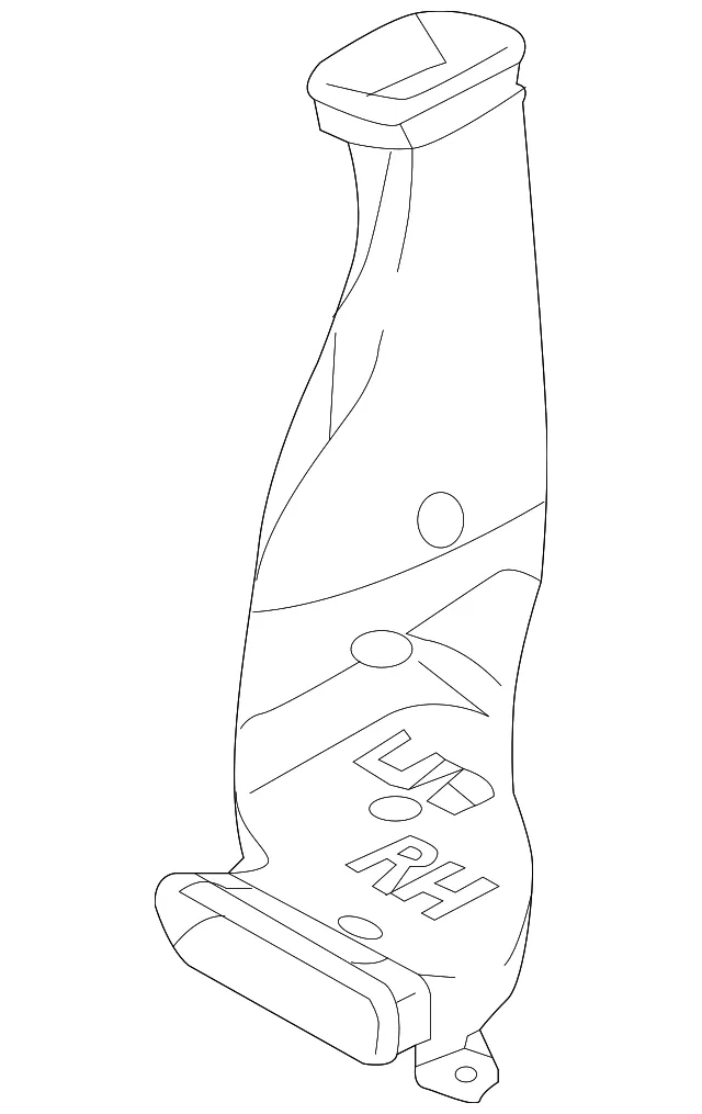 Floor Duct - Passenger Side (RH) - Kia (97370-D9000)