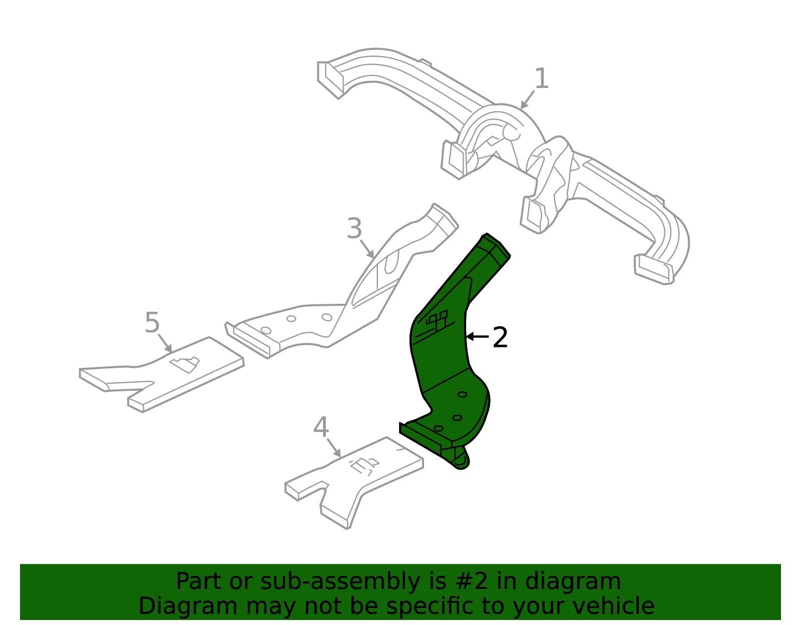 Floor Duct - Kia (97370-H9000) - view 2