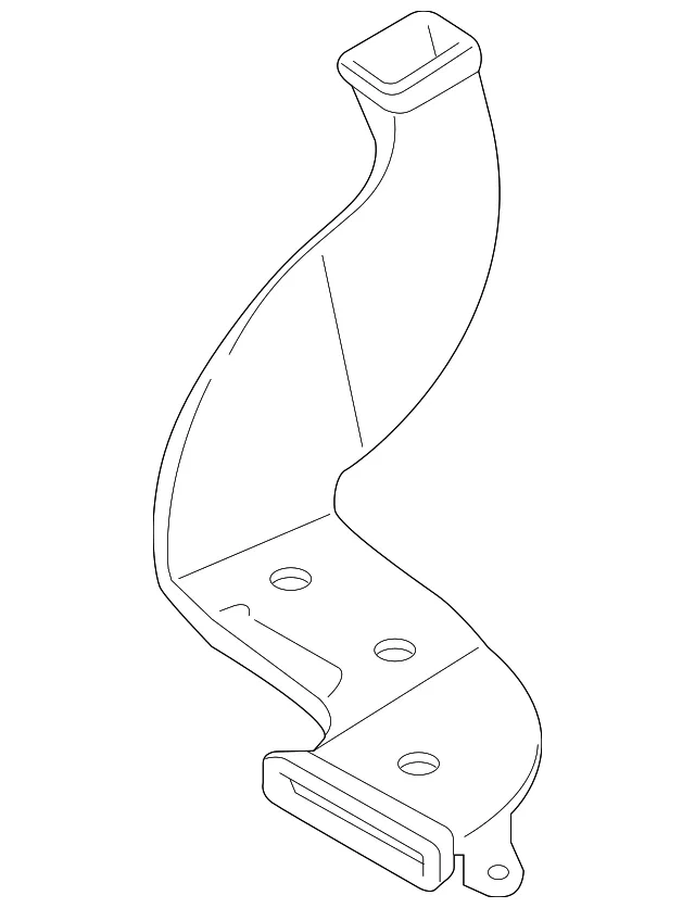 Floor Duct - Passenger Side (RH) - Kia (97370-J5000)
