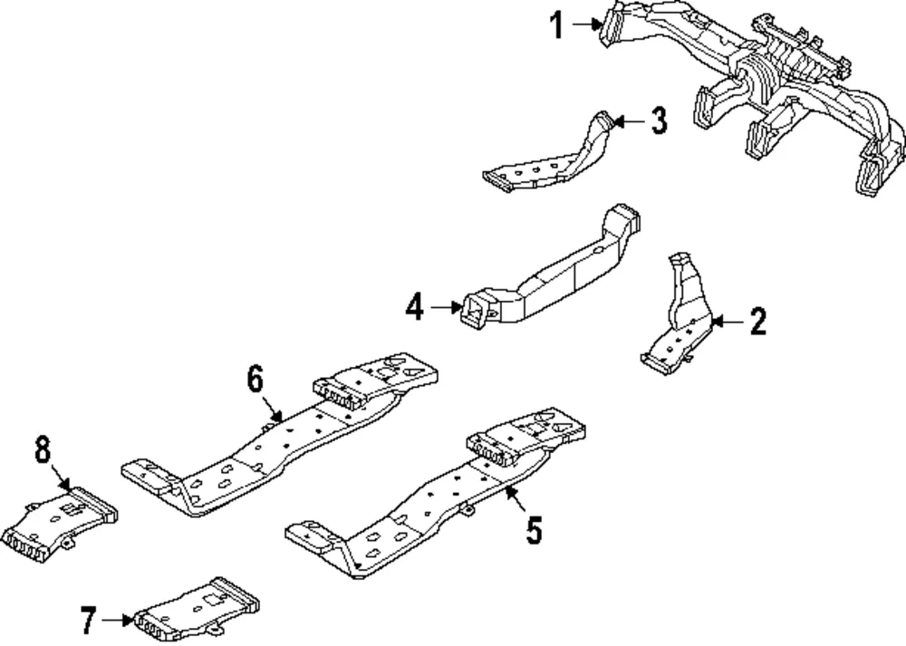 Duct Assembly - Kia (97470-R5500)
