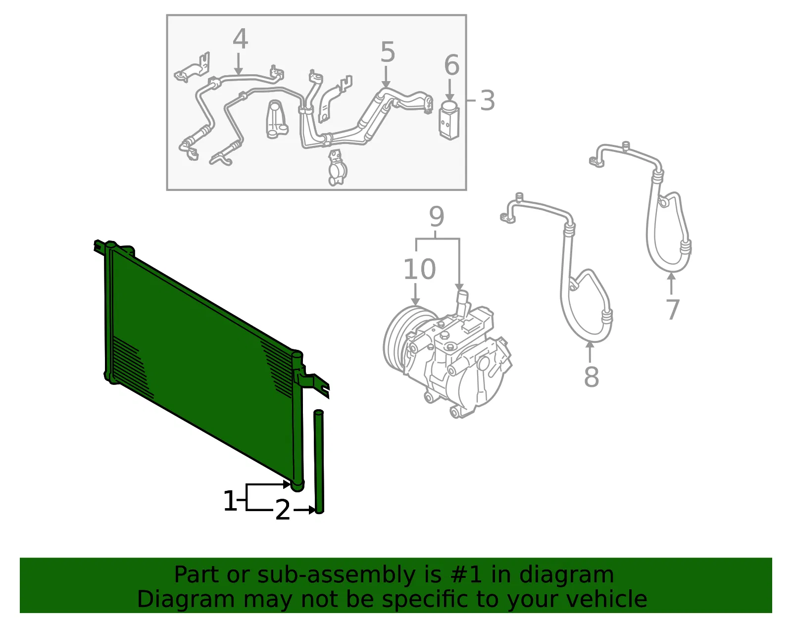 Condenser - Kia (97606-1G000) - view 2