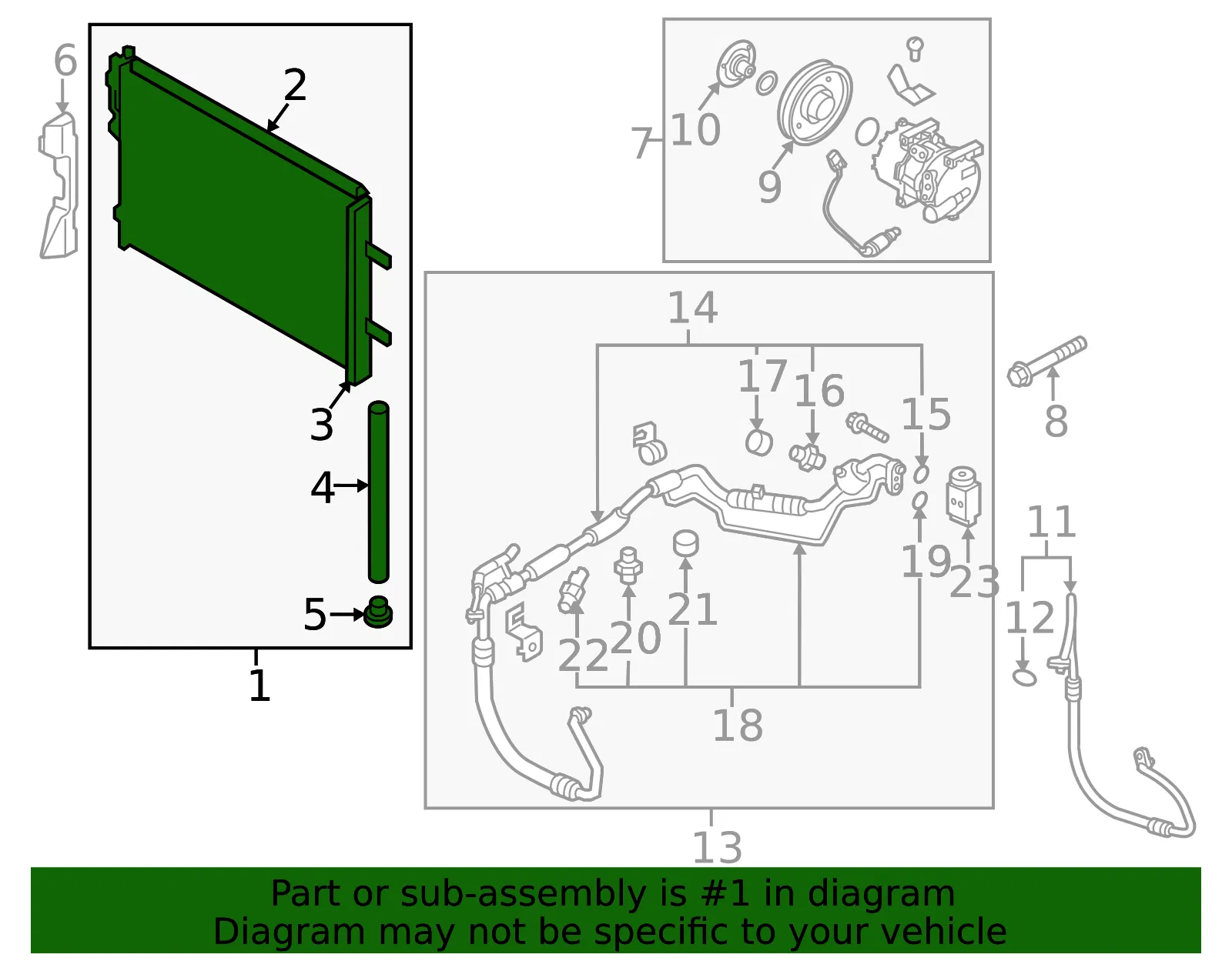 Condenser - Kia (97606-1R000) - view 2