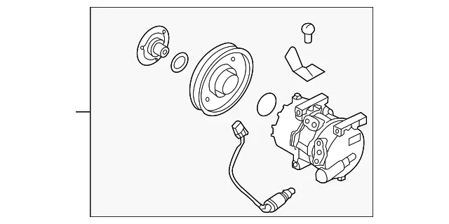 Compressor Assembly - Kia (97701-1W600)