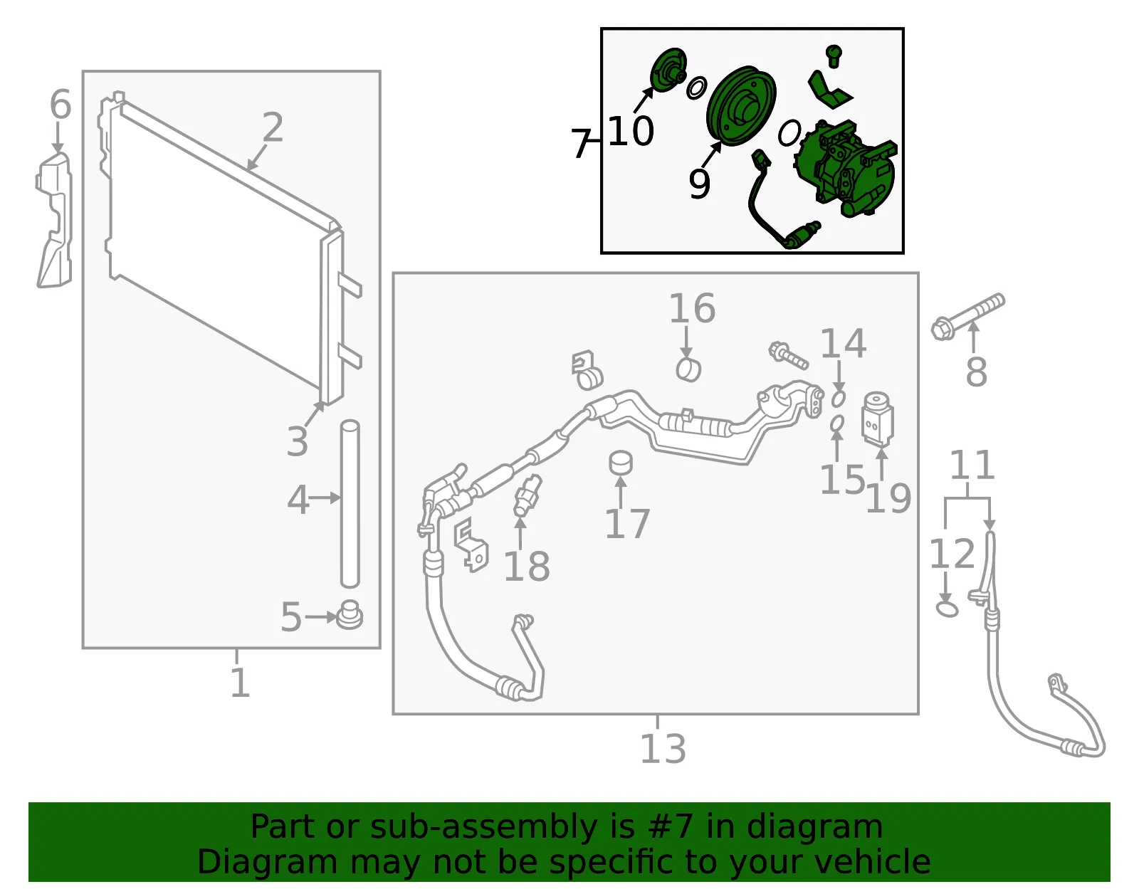 Compressor Assembly - Kia (97701-1W600) - view 2