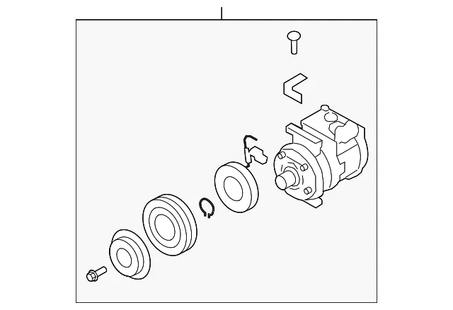 A/C Compressor - Kia (97701-2J201)
