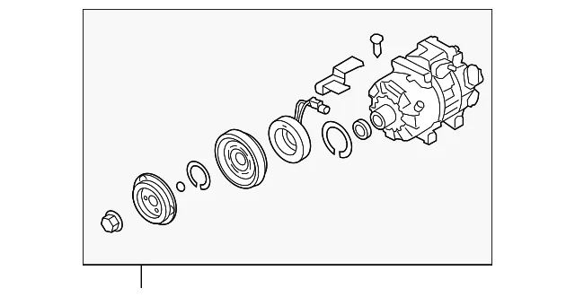Compressor Assembly - Kia (97701-3F400RU)