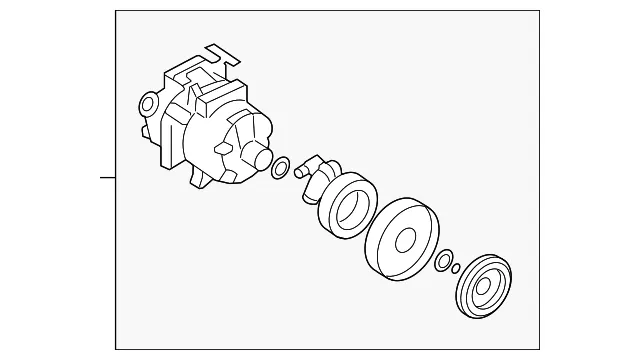 A/C Compressor - Kia (97701-3L270)